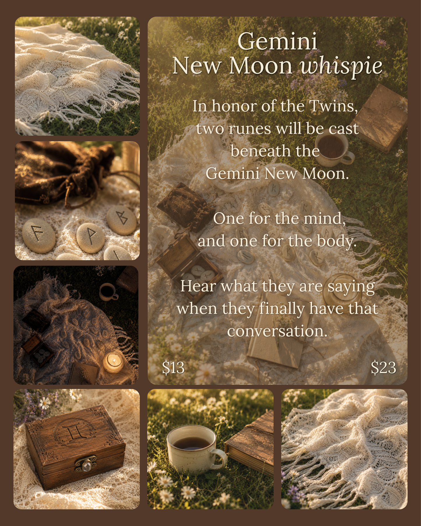 Gemini New Moon whispie